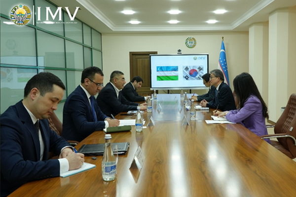 Meeting with the Ambassador Extraordinary and Plenipotentiary of the Republic of Korea to Uzbekistan