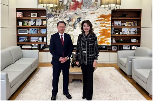 Uzbekistan’s Ambassador meets with Head of Kazakhstan’s Halyk Bank