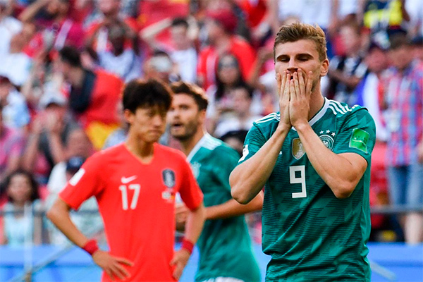 Germany sent packing after loss to South Korea