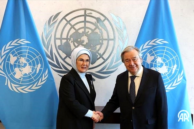 First Lady of Turkey and UN Secretary-General to Discuss Climate Change at COP29