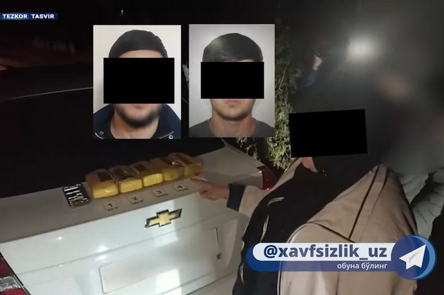 Тошкент шаҳрида наркосавдогар оила аъзоларидан 8 кг гиёҳвандлик воситаси олинди