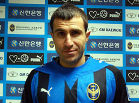 Timur Kapadze joins South Korean Incheon United