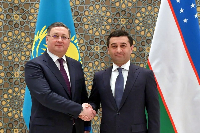 Saidov and Nurtleu Discuss Strengthening Uzbekistan–Kazakhstan Strategic Partnership