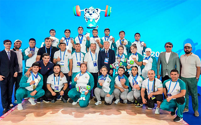 Uzbekistan Tops Team Rankings at Asian Junior and Youth Weightlifting Championships