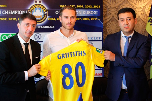 Rostyn Griffiths joins Pakhtakor