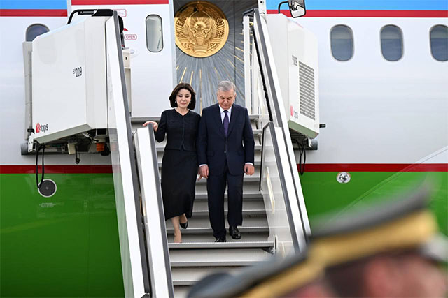 President of Uzbekistan arrives in Slovenia on official visit