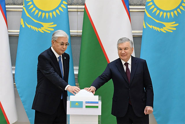 Mirziyoyev and Tokayev Launch New Uzbek-Kazakh Projects