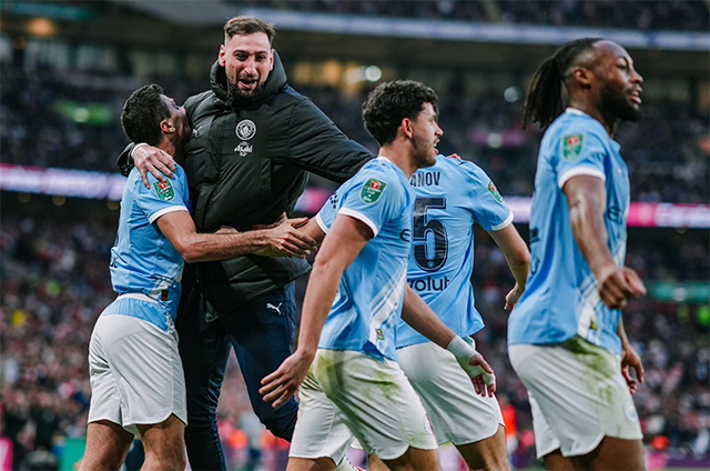 Manchester Siti Arsenalni yengib Liga kubogini qo‘lga kiritdi