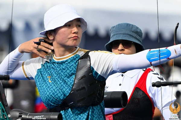 Ziyodakhon Abdusattorova concludes her solo archery event