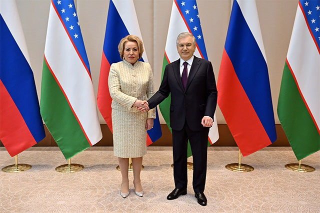 President of Uzbekistan meets Chairwoman of the Federation Council of Russia