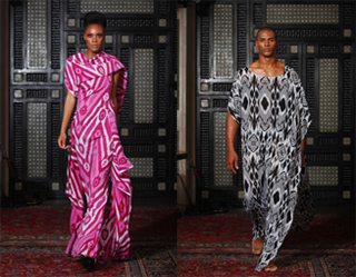 American fashionista Kithe Brewster’s Resort Collection features Uzbek fabrics