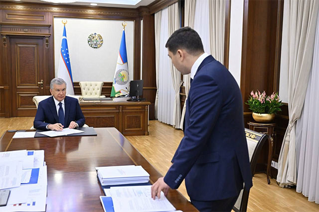 Mirziyoyev Reviews Program for Digitalization of Water Management