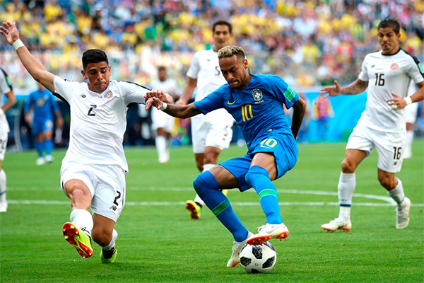 Brazil clinches victory over Costa Rica