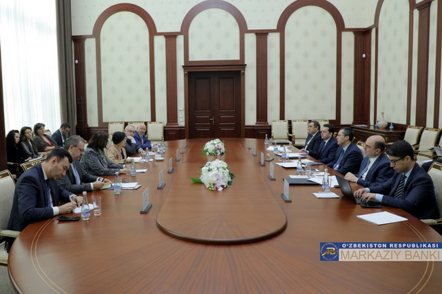 The Central Bank of Uzbekistan discusses cooperation prospects with international financial institutions