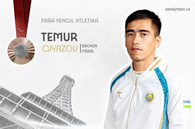 Temur Giyazov wins bronze at Paralympic Games