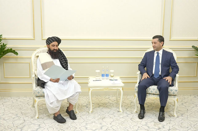Bakhtiyor Saidov Discusses Deepening Cooperation with Afghan Ambassador