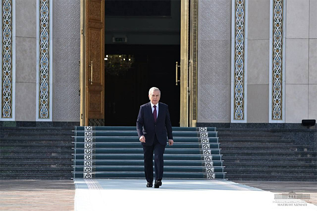 Uzbekistan President Departs for Astana Visit