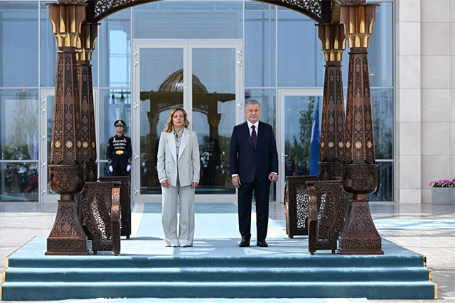 Official welcome ceremony for Prime Minister of Italy takes place in Samarkand