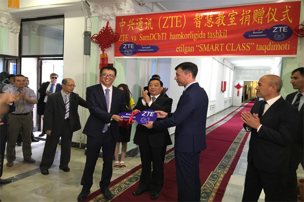 ZTE Smart Classroom opened at Samarkand Foreign Languages Institute