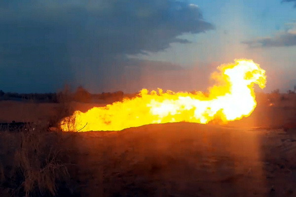 A new well for the extraction of natural gas and condensate was opened at the Kulbeshkak field