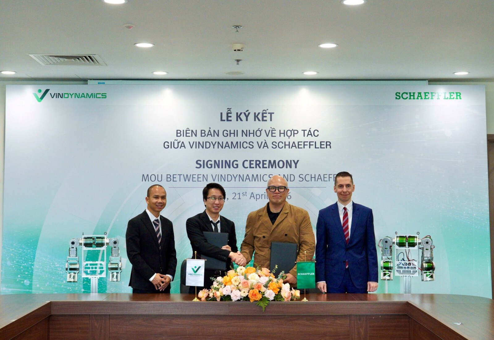 VinDynamics Partners With Schaeffler To Advance Humanoid Robot Development
