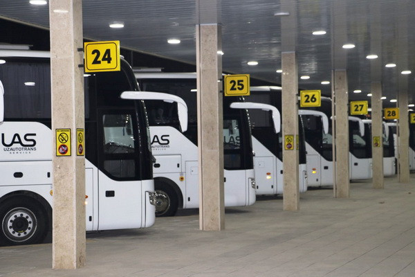 Regular bus services on international routes are temporarily suspended