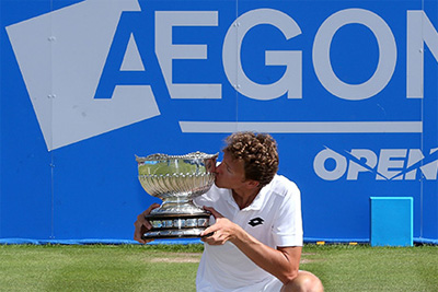 Denis Istomin lands his first ever ATP title at Aegon Open Nottingham