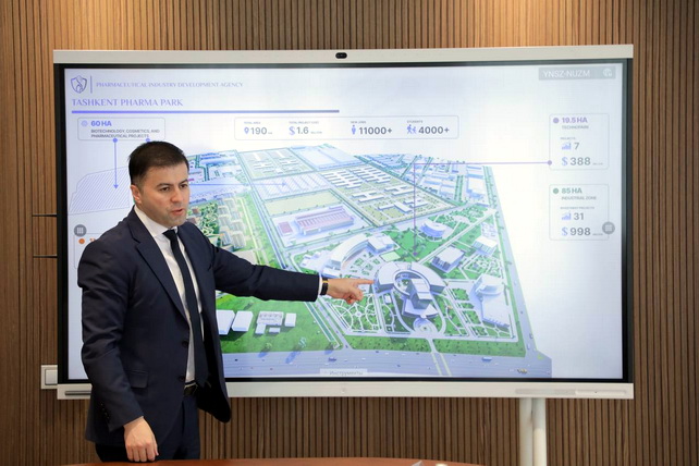ACDIMA Tashkent Pharma Паркда ишлаб чиқаришни маҳаллийлаштириш ва мутахассисларни ўқитишни режалаштирмоқда