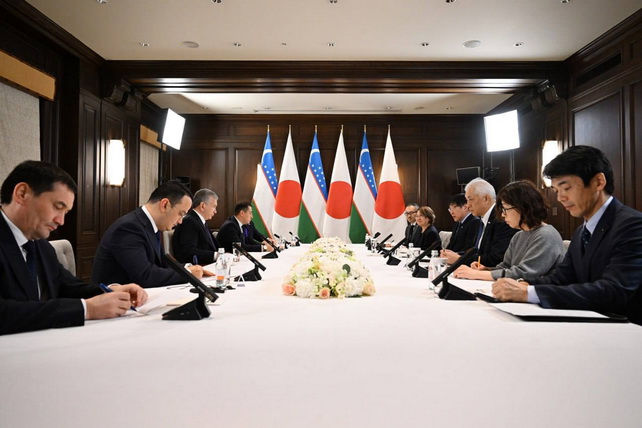 Mirziyoyev Discusses Expansion of Japanese Investment Projects in Uzbekistan with JOGMEC and ITOCHU