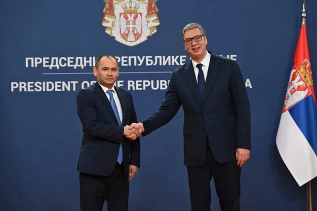 The First Ambassador of Uzbekistan Presented Credentials to the President of Serbia