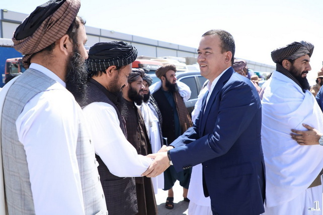 Afghanistan donates white marble to Uzbekistan for Imam Bukhari Complex