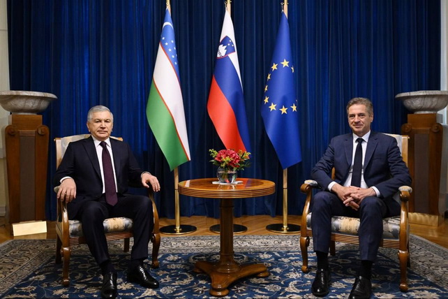 President of Uzbekistan holds talks with Prime Minister of Slovenia