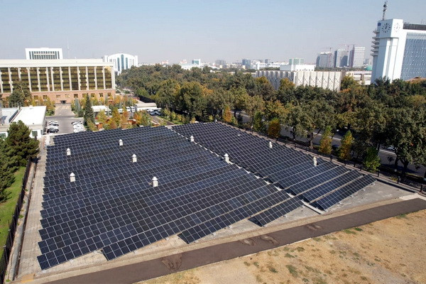 Cabinet of Ministers installs a solar photovoltaic station on its building