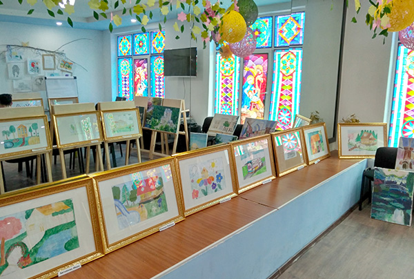 Children’s drawings exhibition “The House of My Dreams” takes place in Bukhara