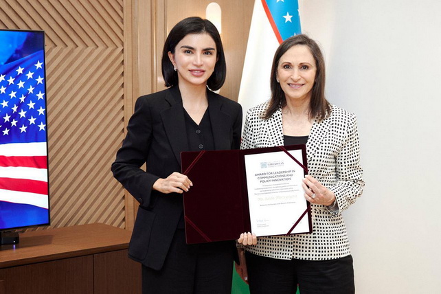 Saida Mirziyoyeva Meets with U.S.-Uzbekistan Chamber Chair to Discuss Business Ties