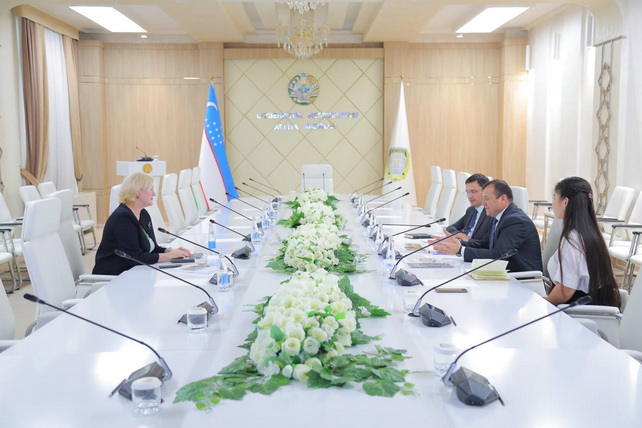 Uzbek Deputy Justice Minister meets OECD official to discuss legal innovation