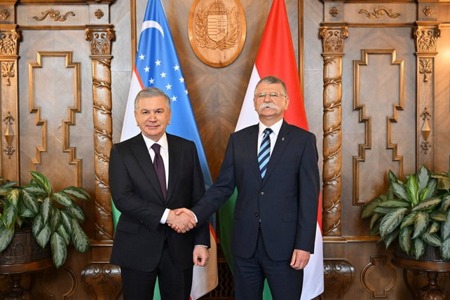 President of Uzbekistan meets Speaker of Hungary’s National Assembly
