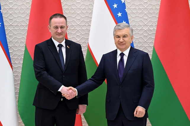 President of Uzbekistan Receives Prime Minister of Belarus