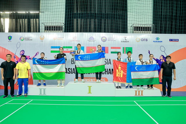 Central Asian Badminton Championship Concludes in Tashkent