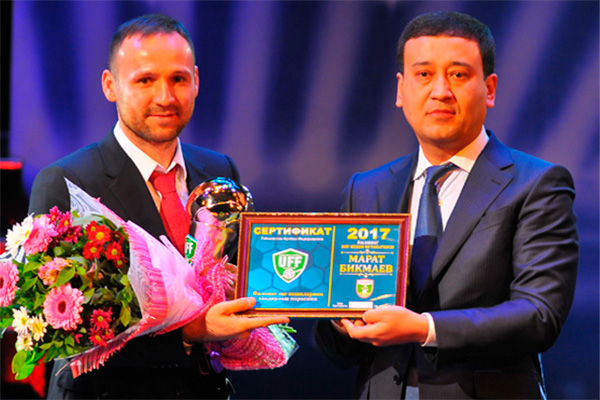 Marat Bikmaev named as best football player of the year