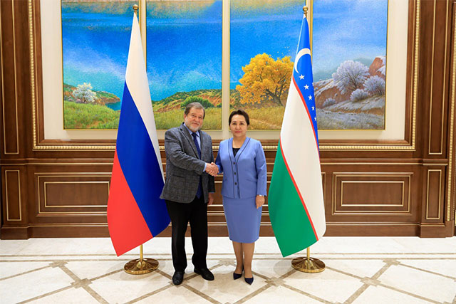 Tanzila Narbaeva Expresses Gratitude to Russian Ambassador for Contribution to Developing Strategic Partnership