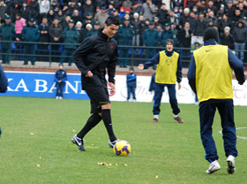 About 14,000 people watch Ronaldo�s master class