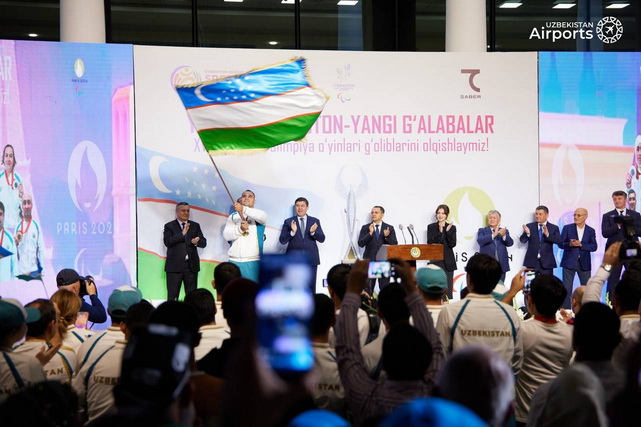 Uzbekistan’s paralympic team triumphantly welcomed in Tashkent