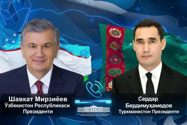 Telephone Conversation Held Between Shavkat Mirziyoyev and Serdar Berdimuhamedov