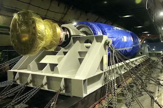 “ACWA Power” Сирдарёга турбина ишини тиклаш учун янги ротор етказиб берилди