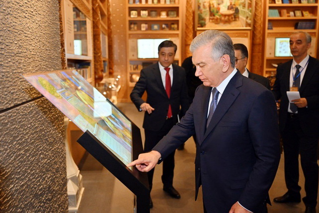 President Reviews Progress at Uzbekistan’s Center of Islamic Civilization
