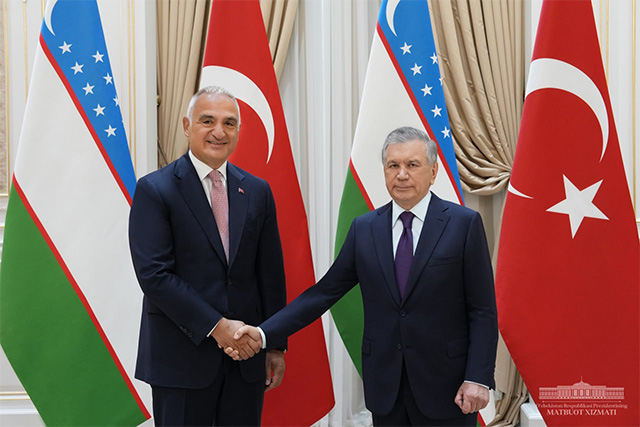 President of Uzbekistan meets with Turkish Minister of Culture and Tourism