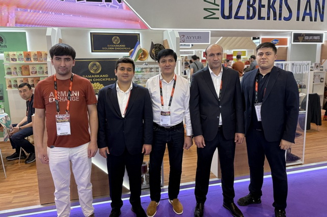 Ўзбекистон Дубайда бўлиб ўтган Gulfood 2026 кўргазмасида озиқ-овқат саноатининг экспорт салоҳиятини намойиш этди