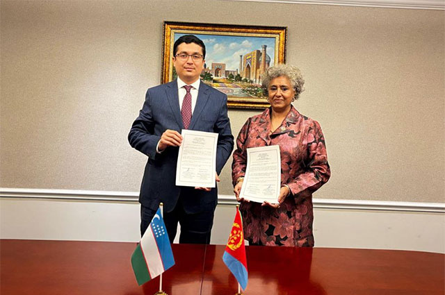 Uzbekistan and Eritrea Establish Diplomatic Relations