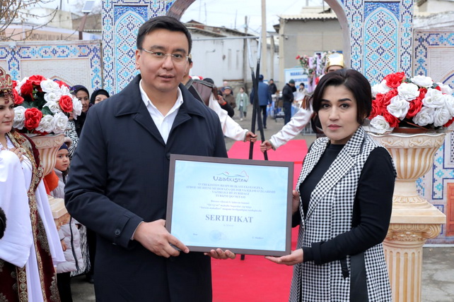 "Kurgon" mahalla in Bukhara region granted "Tourist Mahalla" status
